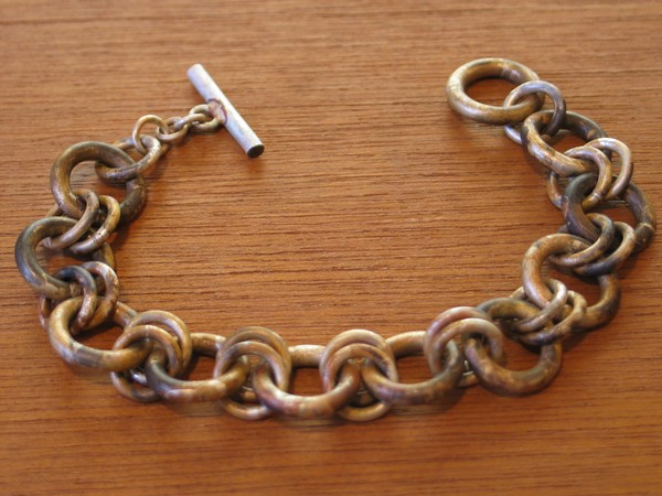 sterling bracelet after soldering(not finished)