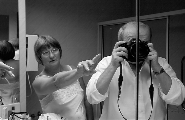 Darby and Joan Play with Mirrors