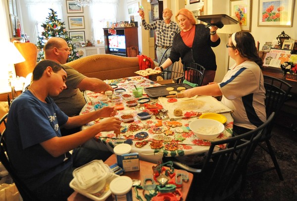 Making Christmas Cookies