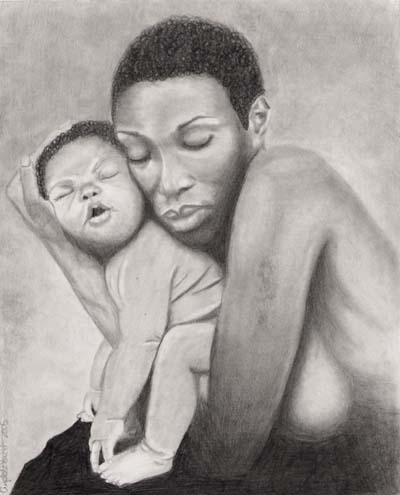 women and child