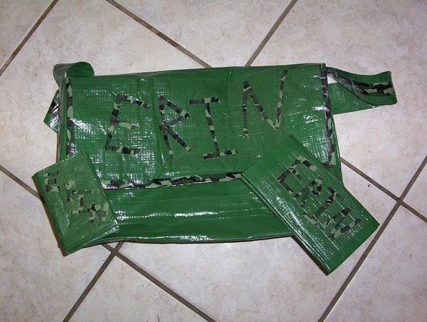 Duct Tape messenger bag, Erin