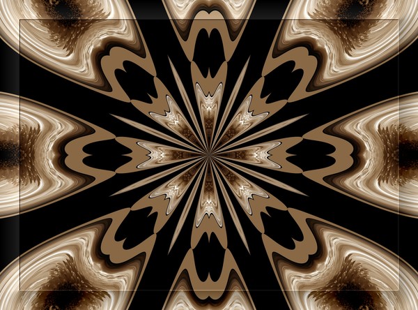 Autumn Toned Kaleidoscope (One)