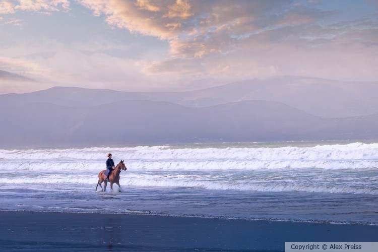 Horseback Rider at Inch Beach