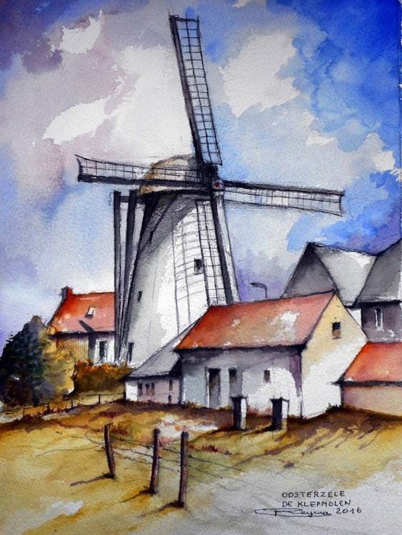 Windmill (Klepmolen Oosterzele)