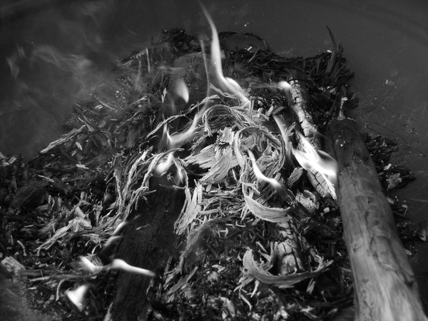 Fire Pit B & W 2