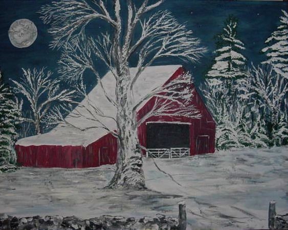 Winter Barn