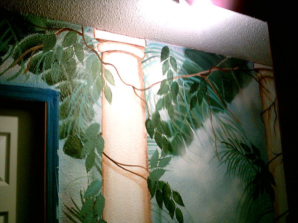 Tropical Mural in Hallway