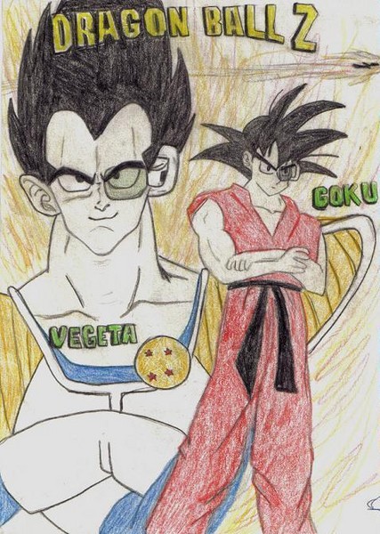 DBZ vegeta/goku 99'