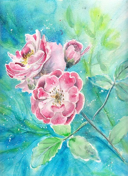 Moonlight on Roses