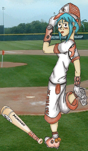 Play Ball!  Xiao is up to bat!