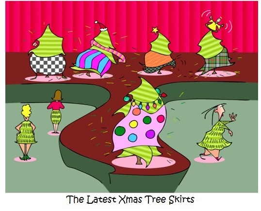 The Latest in Xmas Tree Skirts