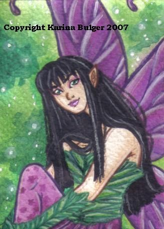 purple forest fairy
