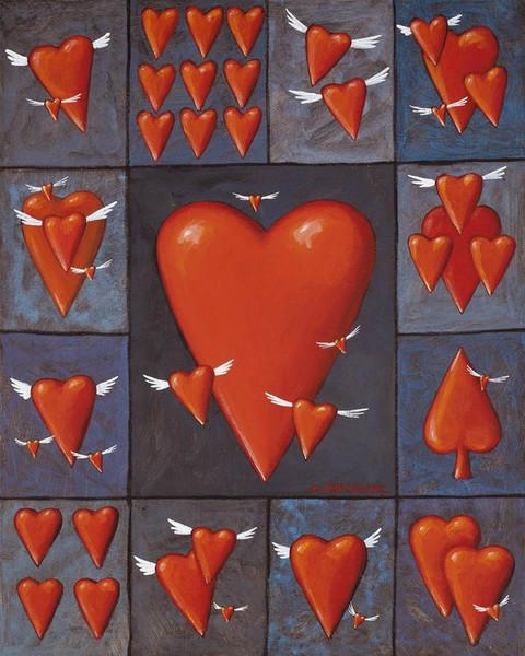 Dimitris Milionis - Flying Red Hearts