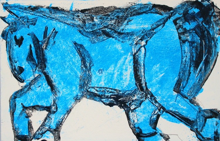 525. Blue horse power