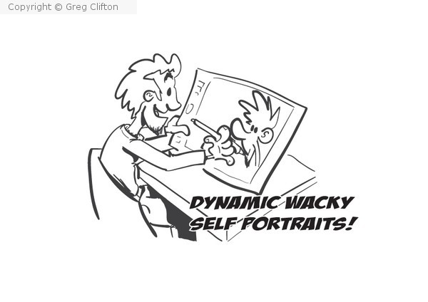 graphic for self portrait challenge