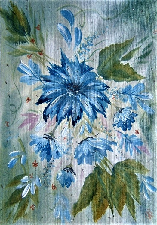 floral glitter