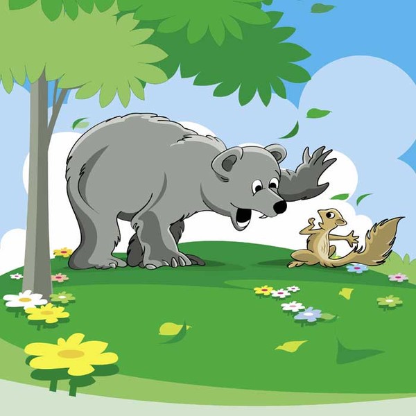 bear & squirrel