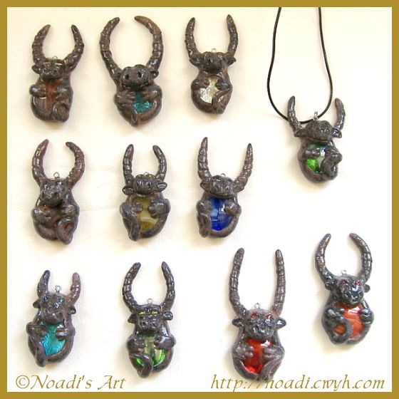 More Gargoyle Pendants