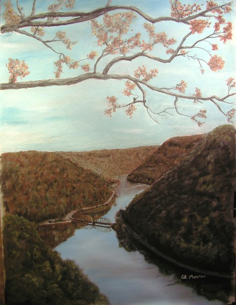 Hawks Nest (Pastel Painting)