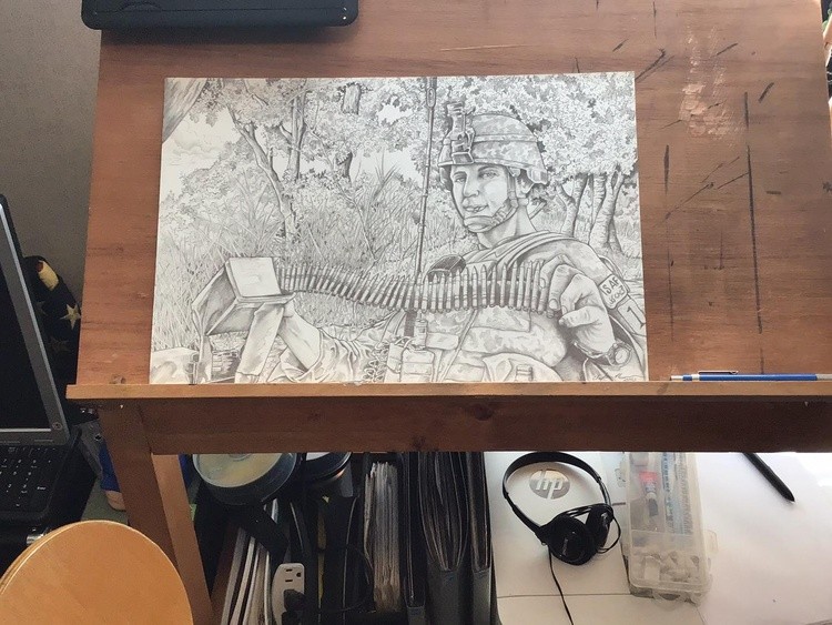Robert Oxman Soldier Portrait 