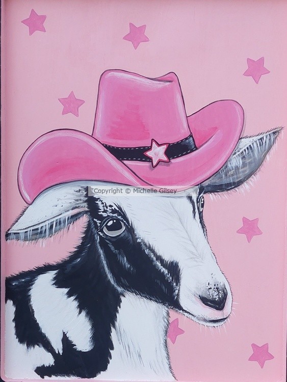 Ruby the Cowgirl Goat 