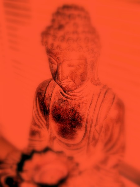 Orange Chakra Buddha