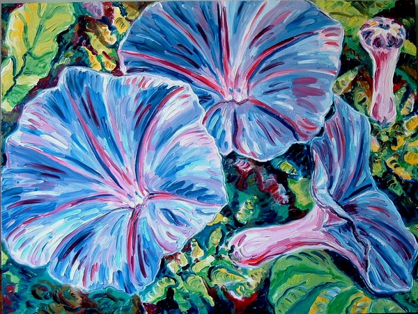 blue flowers
