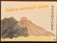 sleeping monk