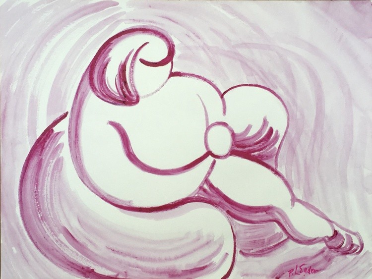 Crimson Nude ( 1 of 5 in a series)