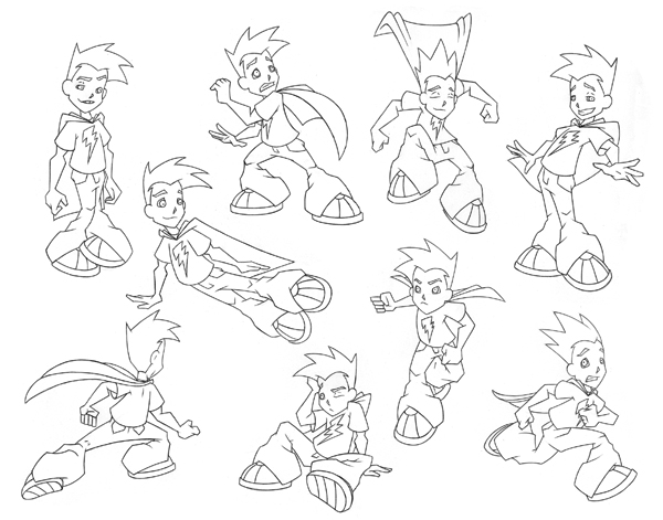 The Bolt poses