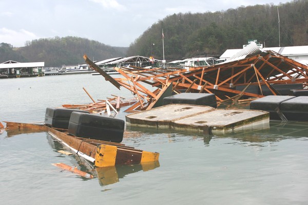 Grider Hill DOck Storm 4-11-2008