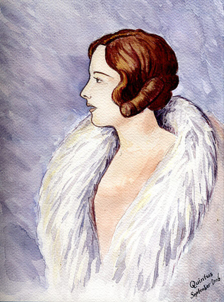 Old fashioned portrait