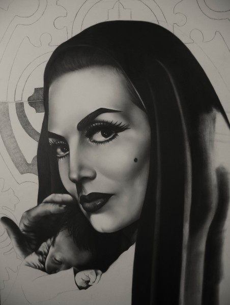 Mother  Portrait of Maria Felix (in progress)