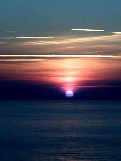Sunset over the Atlantic