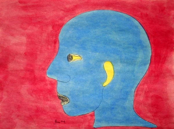 Portrait of blue