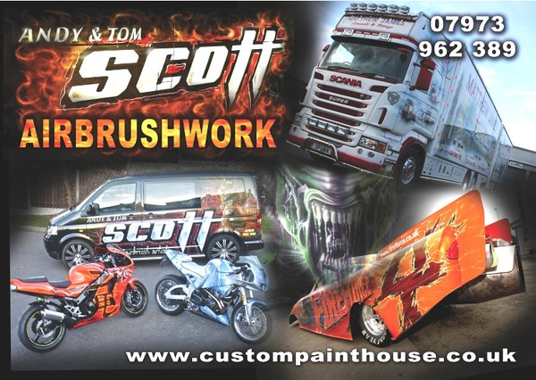Andy and Tom Scott fresh leaflet design