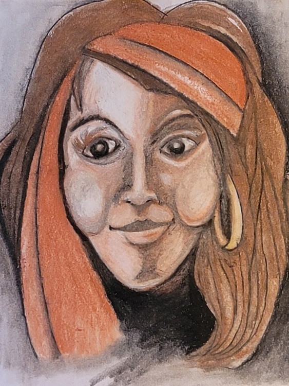 Gypsy woman portrait