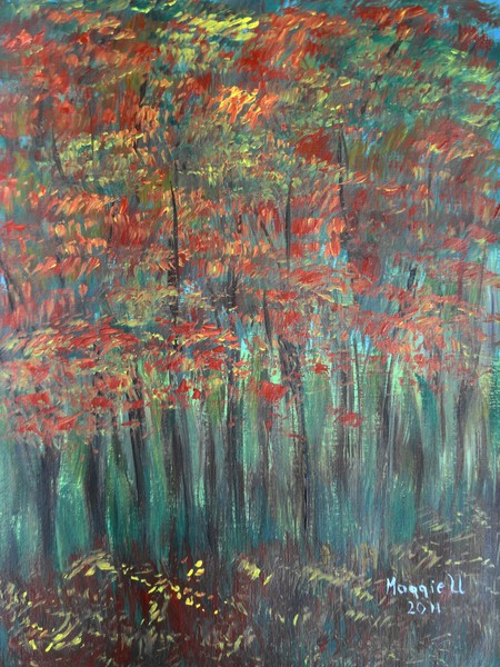 Autumn forest/almost abstract