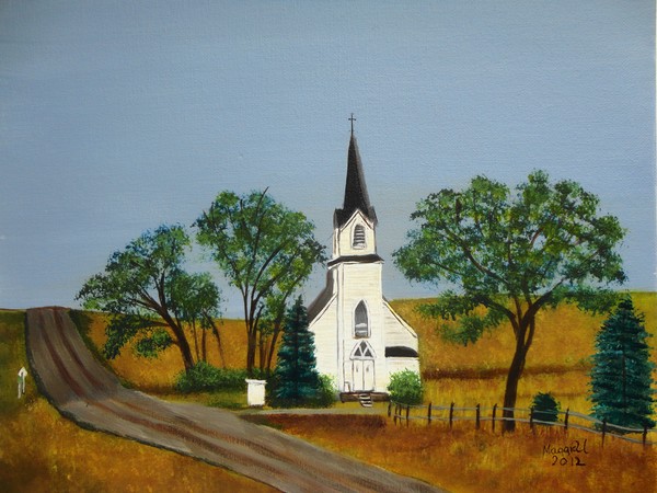 Church by the Country Road 