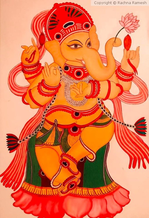 Ganesha (Oil on Canvas)