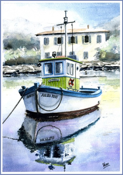 Local fishing-boat in Croatia