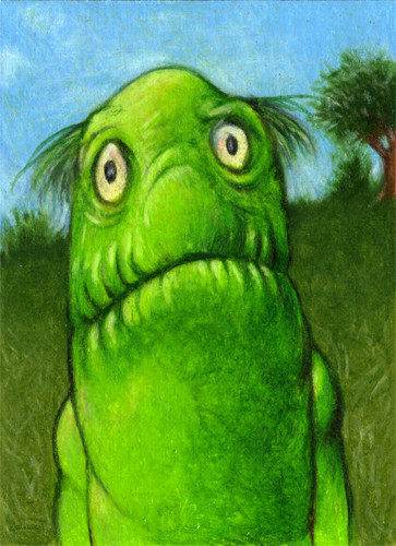 Card - Farmer Green - SOLD