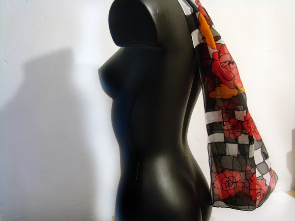silk chiffon scarf
