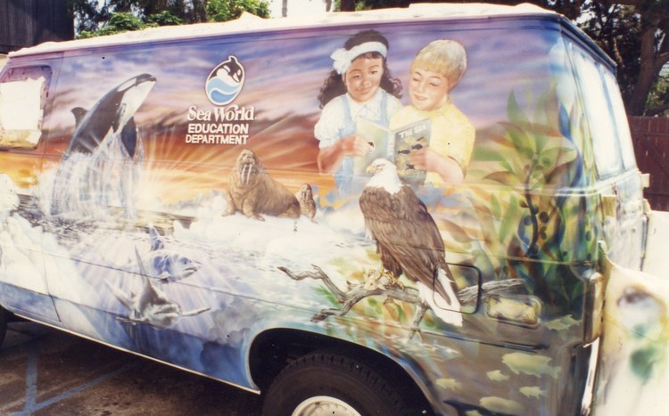 Sea World, Whitecrow AB Mural Commission