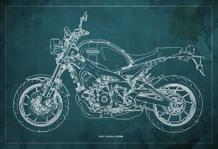 01 - 2018 Yamaha XSR900 - GREEN