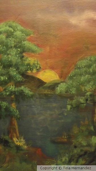 Sunset By The Lake