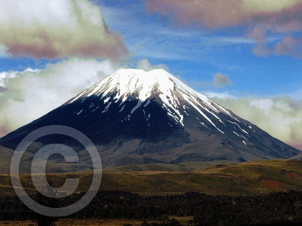 Mountain in North Island N.Z.