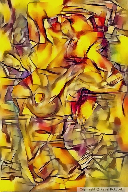 VII Sitting nude