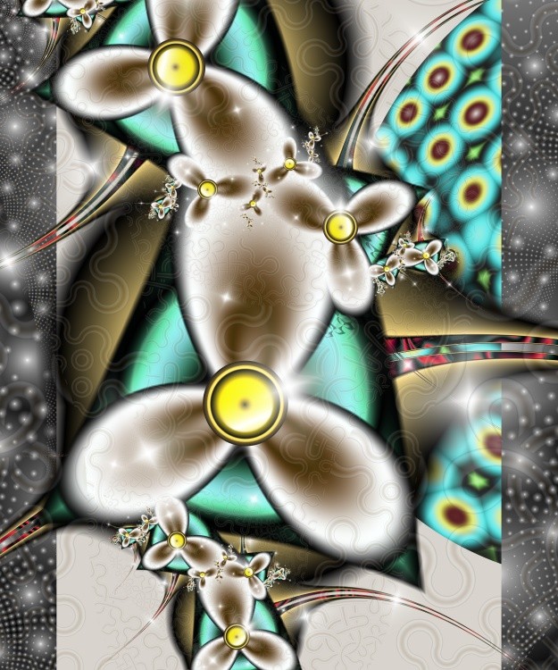Silver flowers