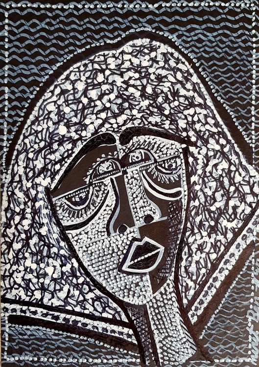 painting on paper mirit ben nun israel art modern painter